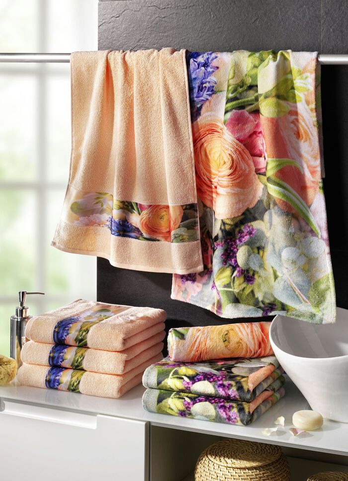 Fr&uuml;hlingshaft dessinierte Frottier-Serie in hochwertiger Qualit&auml;t 