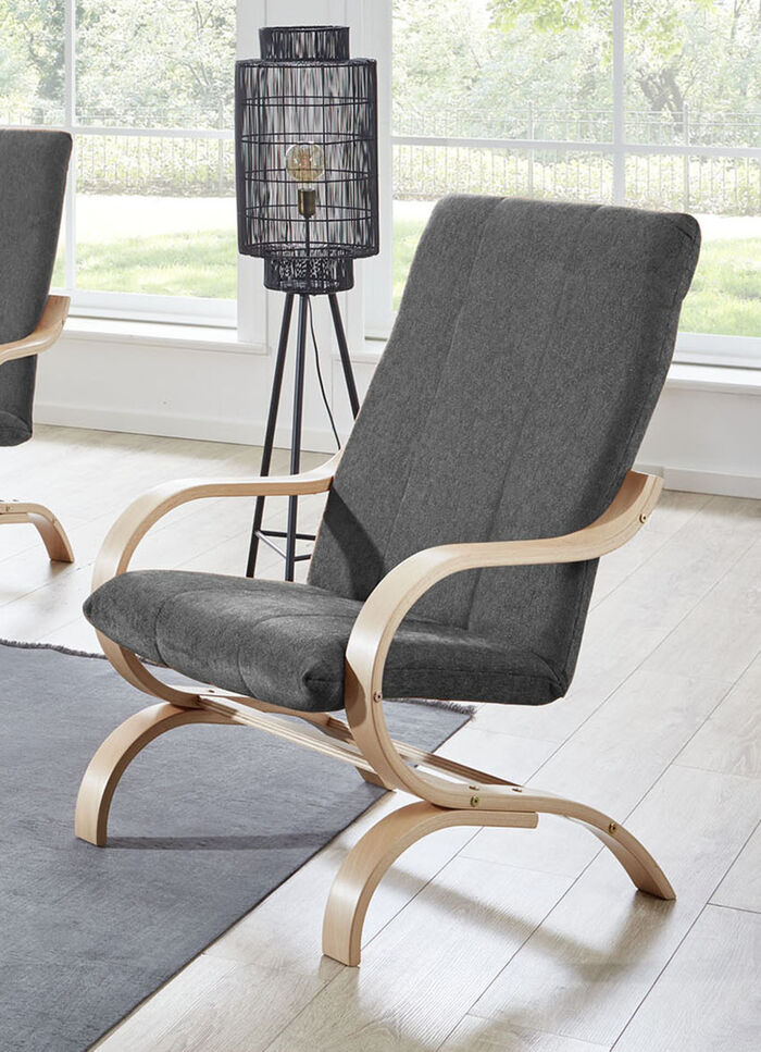 Formstabiler Sessel ANTHRAZIT