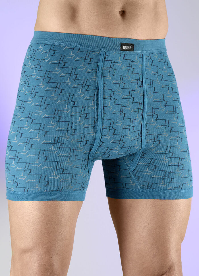 Dreierpack Unterhosen mit Alloverdessin 