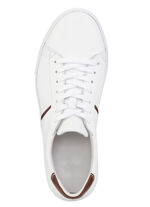 GINO GALANTE Sneaker aus Rind-Nappaleder WEISS-BRAUN