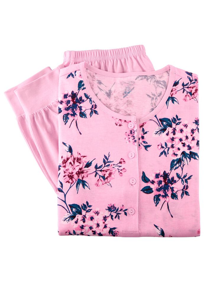 Zweierpack Schlafanz&uuml;ge, Langarm und Knopfleiste  