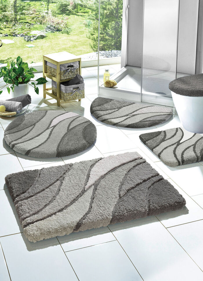 Kleine Wolke Badgarnitur in Table Tuft Qualität GRAU