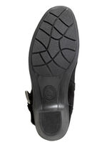 ELENA EDEN Stiefelette mit flotter Raffung und Zier-Schließe SCHWARZ