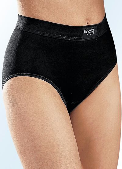 sloggi Double Comfort Zwierpack Maxi-Slips mit BIO-Baumwolle 