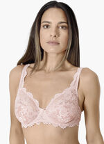 Sassa Zweierpack Bügel-BH aus Elastikspitze 1X BURGUND, 1X PUDER