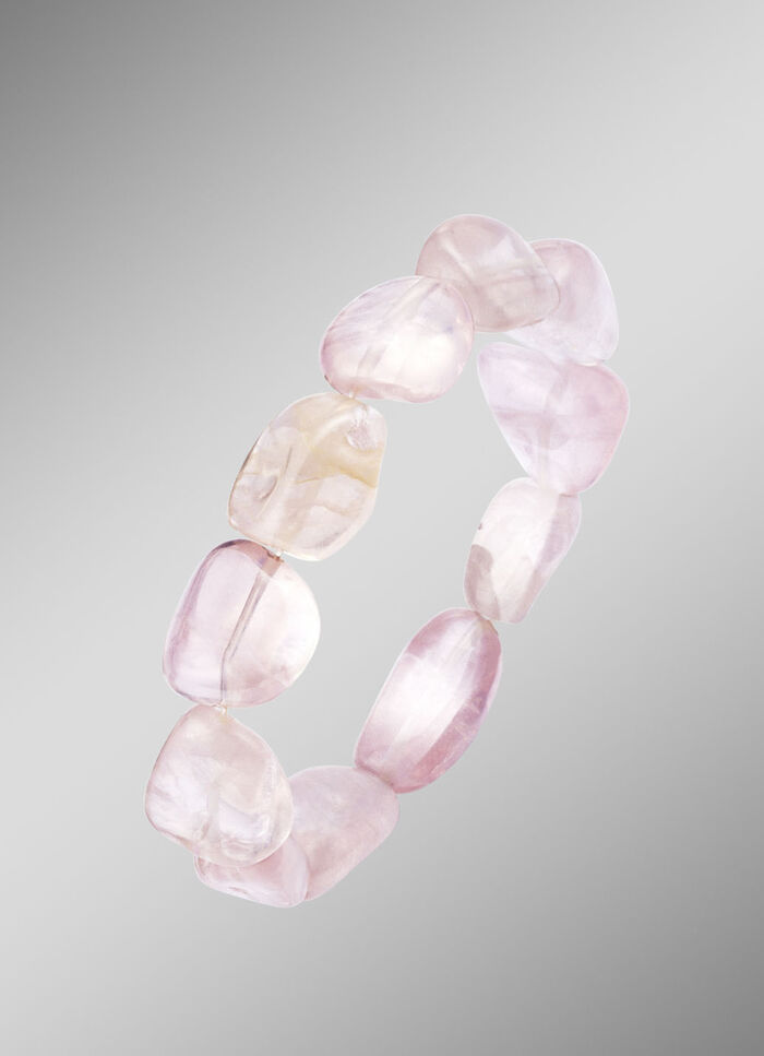 Echt Rosenquarz Armband  