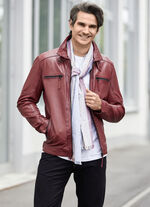 Lederkurzjacke mit zwei Innentaschen 