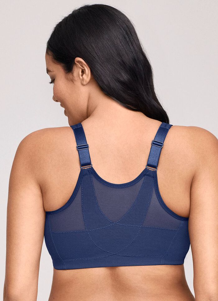 Glamorise St&uuml;tz-BH mit praktischem Vorderverschluss MARINE