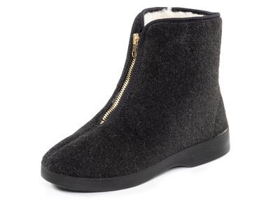 Haus-Stiefel mit praktischem Reißverschluss 