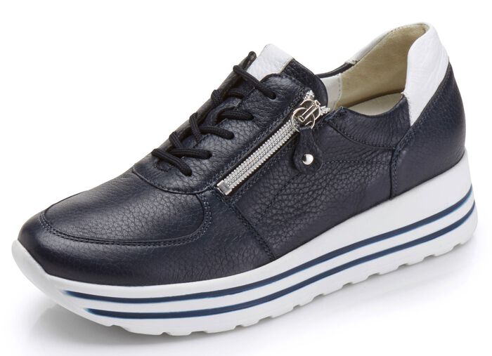 Waldl&auml;ufer, bequeme Damen-Sneaker, Weite H, mit herausnehmbarem Fu&szlig;bett 