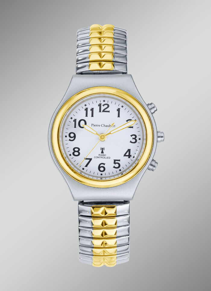 Zeitlose Funk-Damenuhr der Marke Pierre Chaubert 