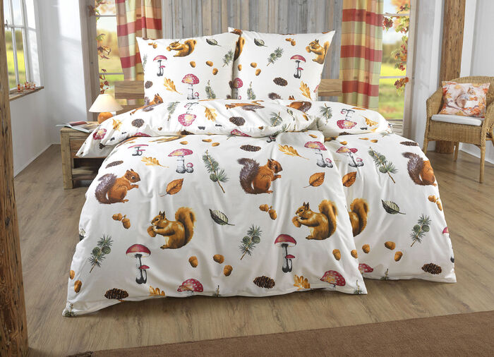 Renforc&eacute; Bettw&auml;sche mit praktischem Rei&szlig;verschluss 