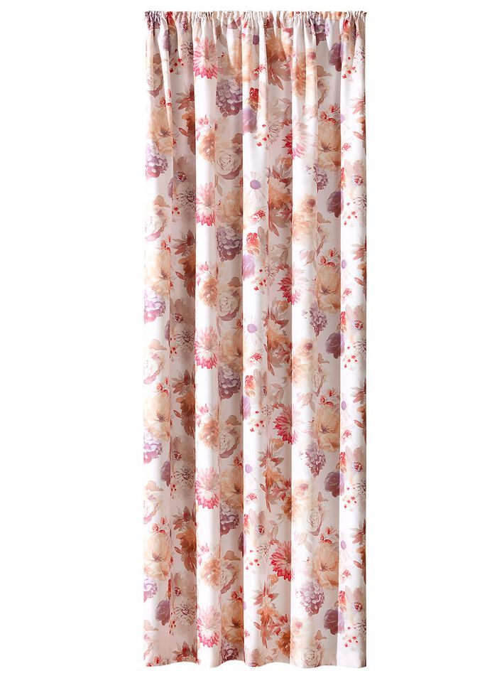 Floral gestaltete Übergardine 