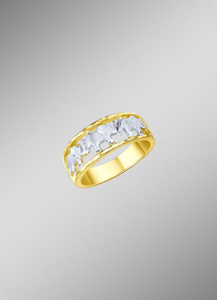 Damenring Elefantenreihe 