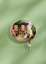 Schl&uuml;sselbrett aus hochwertigem Porzellan 