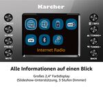 "Karcher" DAB 7000i Internetradio mit WLAN 