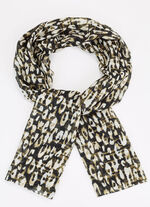 Schal mit Raubtierfell-Dessin 