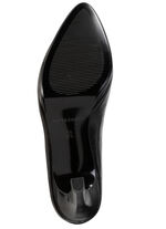 Peter Kaiser, elegante Damen-Pumps, aus Leder SCHWARZ