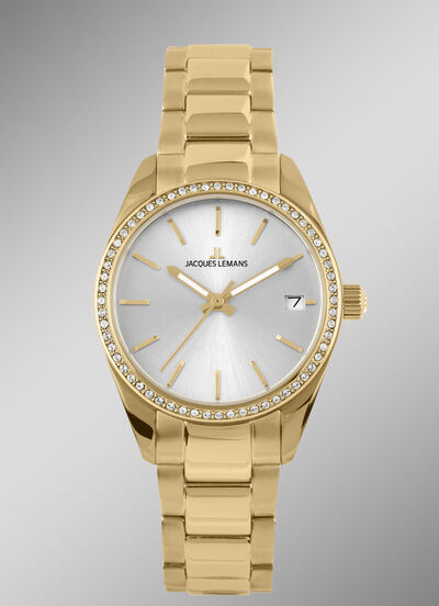 Jacques Leman Quartz-Damenuhr 