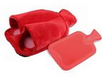 Vital Comfort Fu&szlig;-W&auml;rmflasche mit sanftem Fleece-Bezug 