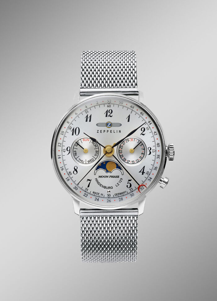 Zeppelin-Quartz-Partneruhren aus der Serie Hindenbrurg 