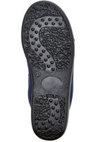 Zweierpack, klassische Herren-Hausschuhe, Weite H, mit Gummizug BLAU+SCHWARZ