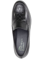 ELENA EDEN Slipper mit Ziersteppung SCHWARZ