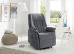 TV-Sessel mit Motor und Aufstehhilfe DUNKELGRAU