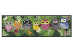 Fußmatte mit Eulen-Motiv BUNT