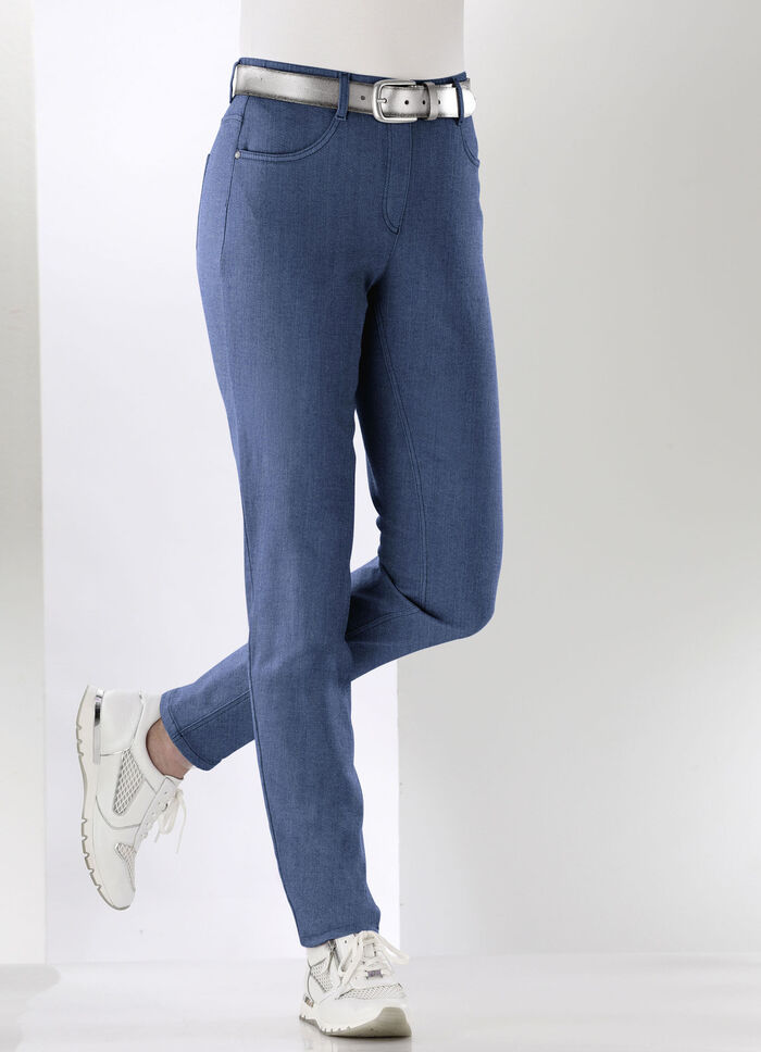 Magic-Jeans mit hohem Stretchanteil JEANSBLAU