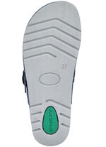 Mubb, klassische Damen-Hausschuhe, Weite H, mit Lammfell BLEU