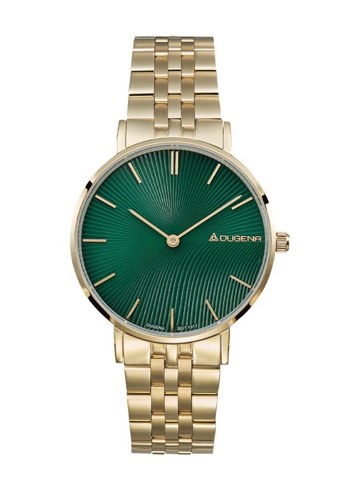 Dugena-Quartz-Damenuhr mit Edelstahlbandgeh&auml;use 