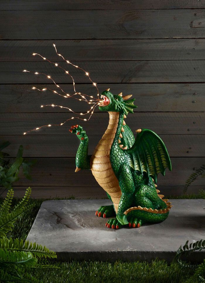 Drache mit LED-Licht 