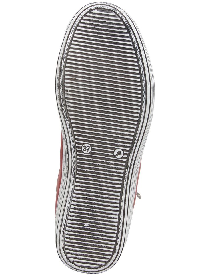 Gemini Schn&uuml;r-Stiefelette mit praktischem Seitenrei&szlig;verschluss RUBINROT