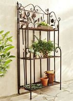 Wundersch&ouml;ne, verspielte Eisen-Regale BRAUN