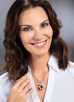 Anhänger Pandabärchen mit Kristallen und Panzerkette 