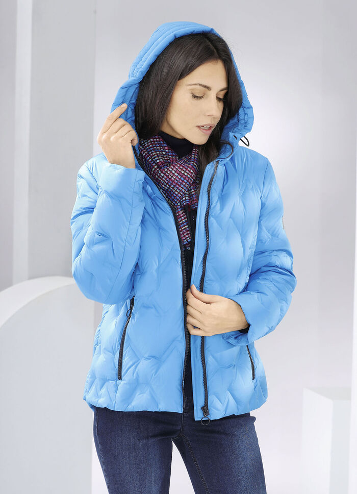 Daunenjacke mit geklebten Kammern 