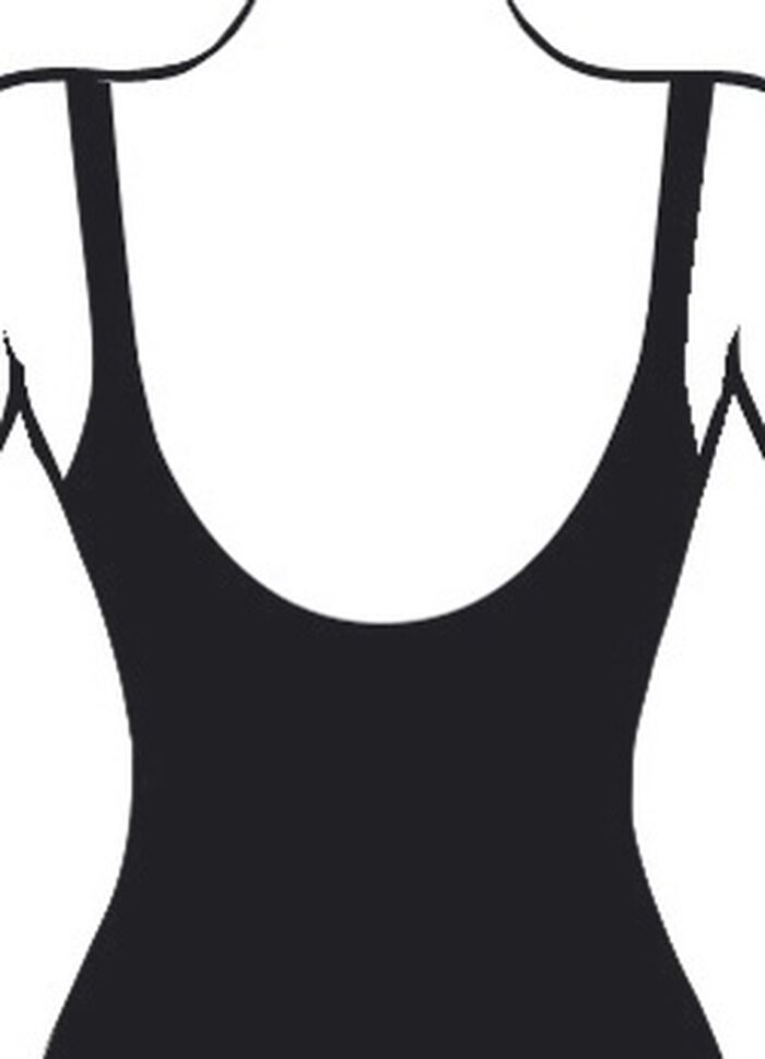 Schwab Badeanzug mit Halbkorsage und farbenfrohem Druckdessin 