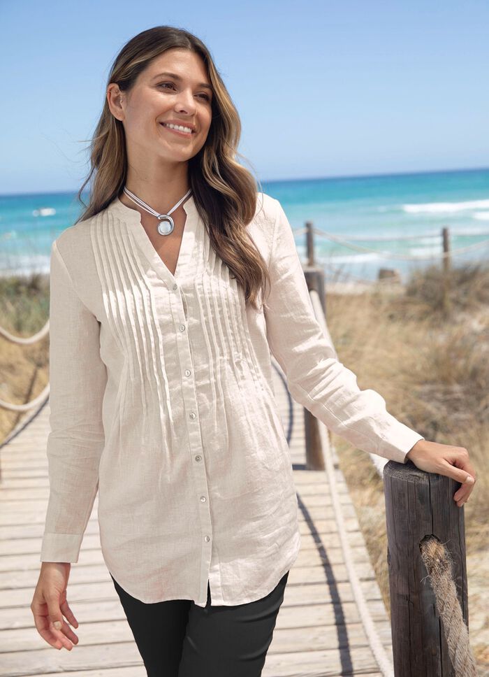 Tunika mit krempelbaren &Auml;rmeln 