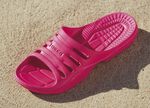 Badeschuhe mit Massage-Fußbett FUCHSIA
