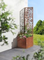 Pflanzkasten mit Spalier 