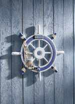 Deko-Steuerrad aus Holz 