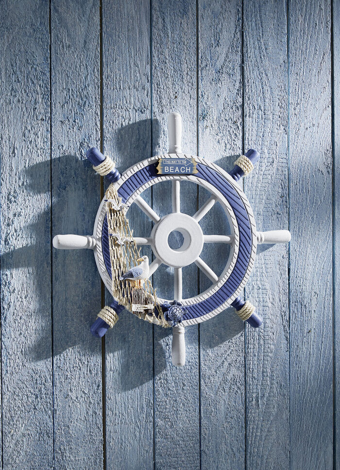 Deko-Steuerrad aus Holz 