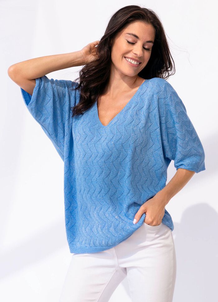 Pullover in sehr weicher Qualität BLEU