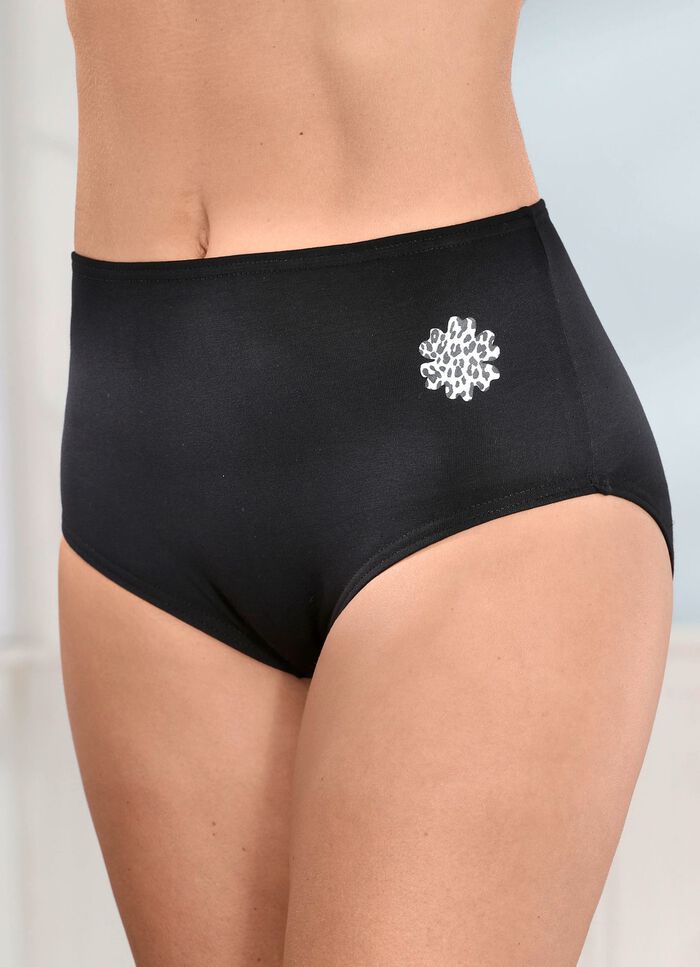 Sechserpack Slips mit Gummizug im Bund 