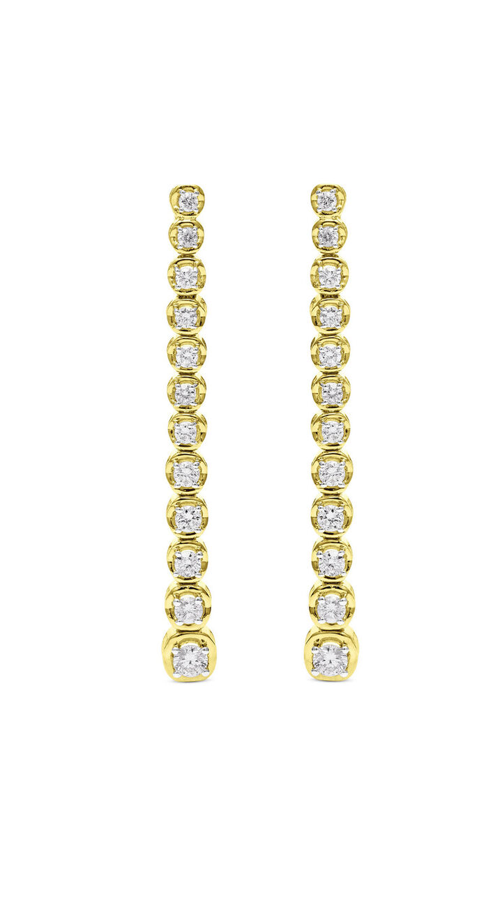 Edle Ohrstecker mit Brillanten 