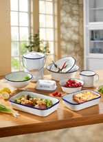 Emaille-Serie aus widerstandsfähiger Stahl-Emaille 