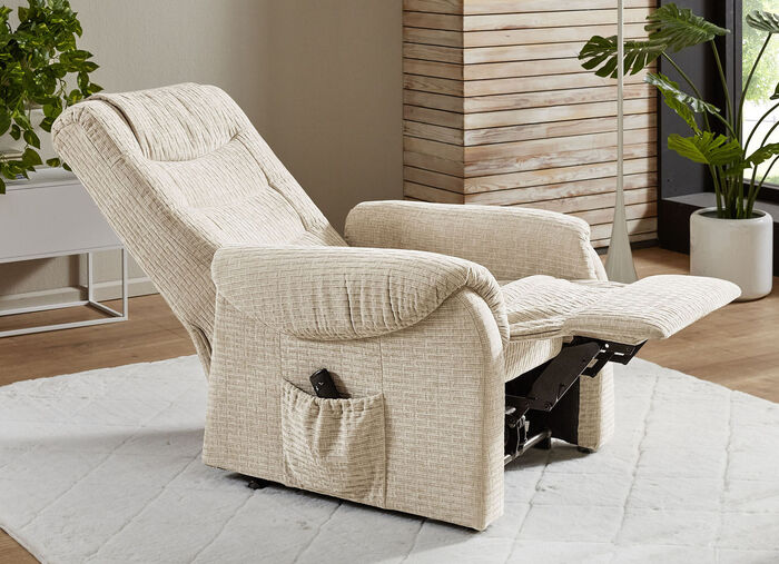 TV-Sessel auf Rollen BEIGE