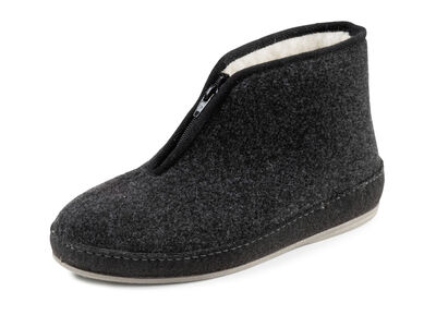 Textil-Stiefelette mit praktischem Reißverschluss 