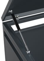 M&uuml;lltonnenbox &bdquo;Kubus&ldquo;, anthrazit 